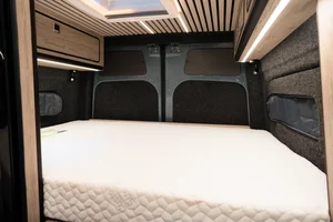 Campervan Conversion by Custom Built Campervans Sheffield - professional van conversion showing interior and exterior craftsmanship