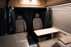 Campervan Conversion by Custom Built Campervans Sheffield - professional van conversion showing interior and exterior craftsmanship