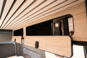 Campervan Conversion by Custom Built Campervans Sheffield - professional van conversion showing interior and exterior craftsmanship