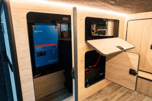 Campervan Conversion by Custom Built Campervans Sheffield - professional van conversion showing interior and exterior craftsmanship