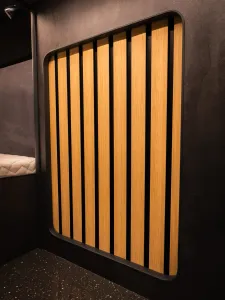 Large motorhome conversion by Custom Built Campervans Sheffield - professional van conversion showing interior and exterior craftsmanship