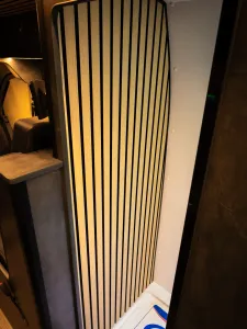 Large motorhome conversion by Custom Built Campervans Sheffield - professional van conversion showing interior and exterior craftsmanship