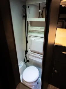 Large motorhome conversion by Custom Built Campervans Sheffield - professional van conversion showing interior and exterior craftsmanship