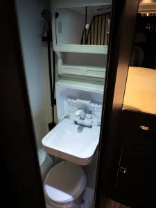 Large motorhome conversion by Custom Built Campervans Sheffield - professional van conversion showing interior and exterior craftsmanship