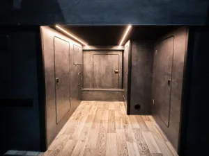 Large motorhome conversion by Custom Built Campervans Sheffield - professional van conversion showing interior and exterior craftsmanship