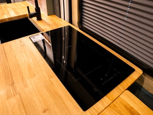 Luxury campervan conversion by Custom Built Campervans Sheffield - professional van conversion showing interior and exterior craftsmanship