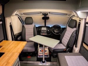 Luxury campervan conversion by Custom Built Campervans Sheffield - professional van conversion showing interior and exterior craftsmanship