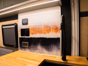Luxury campervan conversion by Custom Built Campervans Sheffield - professional van conversion showing interior and exterior craftsmanship