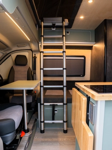 Luxury campervan conversion by Custom Built Campervans Sheffield - professional van conversion showing interior and exterior craftsmanship