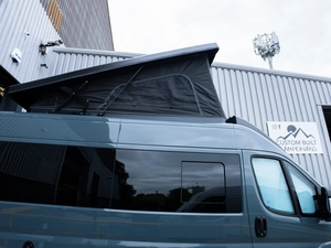 Luxury campervan conversion by Custom Built Campervans Sheffield - professional van conversion showing interior and exterior craftsmanship