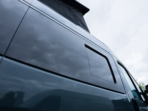 Luxury campervan conversion by Custom Built Campervans Sheffield - professional van conversion showing interior and exterior craftsmanship