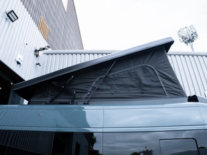 Luxury campervan conversion by Custom Built Campervans Sheffield - professional van conversion showing interior and exterior craftsmanship