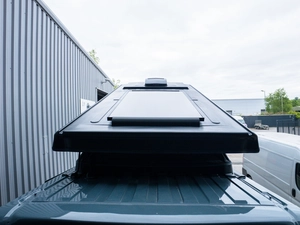 Luxury campervan conversion by Custom Built Campervans Sheffield - professional van conversion showing interior and exterior craftsmanship