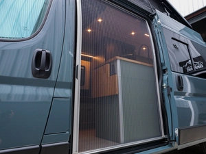 Luxury campervan conversion by Custom Built Campervans Sheffield - professional van conversion showing interior and exterior craftsmanship