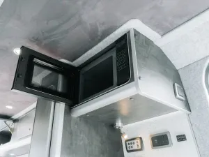 Mercedes Sprinter van conversion by Custom Built Campervans Sheffield - professional van conversion showing interior and exterior craftsmanship