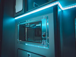 Mercedes Sprinter van conversion by Custom Built Campervans Sheffield - professional van conversion showing interior and exterior craftsmanship