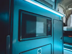 Mercedes Sprinter van conversion by Custom Built Campervans Sheffield - professional van conversion showing interior and exterior craftsmanship