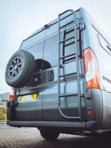 Mercedes Sprinter van conversion by Custom Built Campervans Sheffield - professional van conversion showing interior and exterior craftsmanship