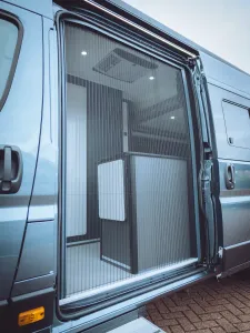 Mercedes Sprinter van conversion by Custom Built Campervans Sheffield - professional van conversion showing interior and exterior craftsmanship