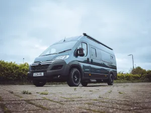 Mercedes Sprinter van conversion by Custom Built Campervans Sheffield - professional van conversion showing interior and exterior craftsmanship