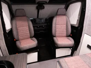 Mercedes Sprinter van conversion by Custom Built Campervans Sheffield - professional van conversion showing interior and exterior craftsmanship