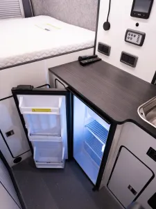 Ford Transit campervan conversion by Custom Built Campervans Sheffield - professional van conversion showing interior and exterior craftsmanship