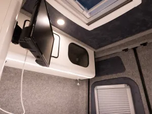 Ford Transit campervan conversion by Custom Built Campervans Sheffield - professional van conversion showing interior and exterior craftsmanship