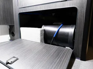 Ford Transit campervan conversion by Custom Built Campervans Sheffield - professional van conversion showing interior and exterior craftsmanship