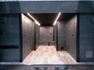 Ford Transit campervan conversion by Custom Built Campervans Sheffield - professional van conversion showing interior and exterior craftsmanship
