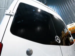 Ford Transit campervan conversion by Custom Built Campervans Sheffield - professional van conversion showing interior and exterior craftsmanship