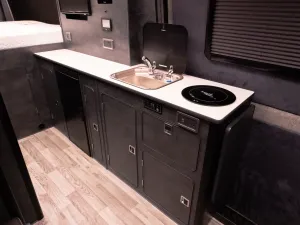Ford Transit campervan conversion by Custom Built Campervans Sheffield - professional van conversion showing interior and exterior craftsmanship