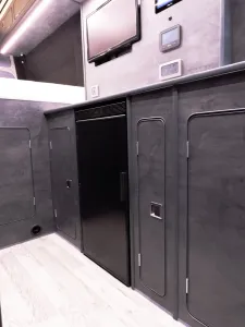 Ford Transit campervan conversion by Custom Built Campervans Sheffield - professional van conversion showing interior and exterior craftsmanship