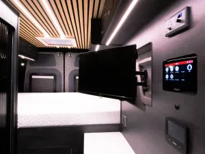 Ford Transit campervan conversion by Custom Built Campervans Sheffield - professional van conversion showing interior and exterior craftsmanship