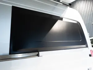 Large motorhome conversion by Custom Built Campervans Sheffield - professional van conversion showing interior and exterior craftsmanship