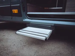 VW T5 campervan conversion by Custom Built Campervans Sheffield - professional van conversion showing interior and exterior craftsmanship