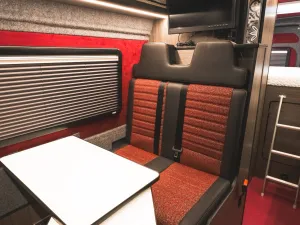 VW T5 campervan conversion by Custom Built Campervans Sheffield - professional van conversion showing interior and exterior craftsmanship
