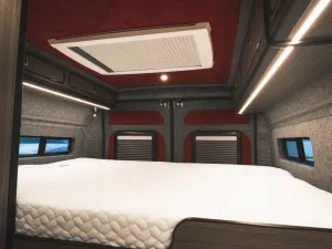 VW T5 campervan conversion by Custom Built Campervans Sheffield - professional van conversion showing interior and exterior craftsmanship