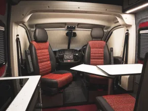 VW T5 campervan conversion by Custom Built Campervans Sheffield - professional van conversion showing interior and exterior craftsmanship