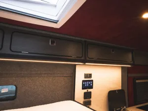 VW T5 campervan conversion by Custom Built Campervans Sheffield - professional van conversion showing interior and exterior craftsmanship
