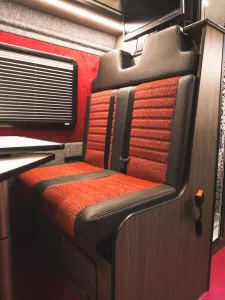 VW T5 campervan conversion by Custom Built Campervans Sheffield - professional van conversion showing interior and exterior craftsmanship