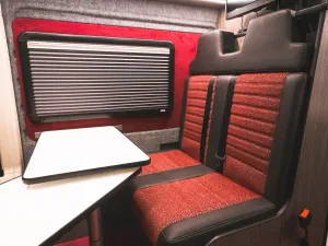 VW T5 campervan conversion by Custom Built Campervans Sheffield - professional van conversion showing interior and exterior craftsmanship