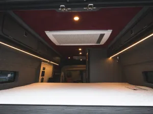 VW T5 campervan conversion by Custom Built Campervans Sheffield - professional van conversion showing interior and exterior craftsmanship