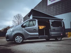 VW T6 campervan conversion by Custom Built Campervans Sheffield - professional van conversion showing interior and exterior craftsmanship
