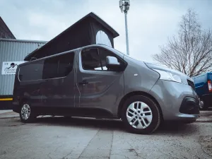 VW T6 campervan conversion by Custom Built Campervans Sheffield - professional van conversion showing interior and exterior craftsmanship
