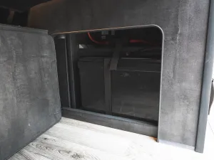VW T6 campervan conversion by Custom Built Campervans Sheffield - professional van conversion showing interior and exterior craftsmanship