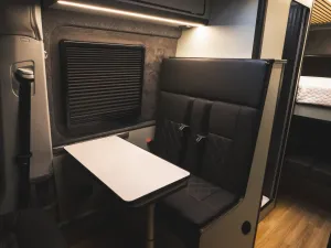 Peugeot Boxer motorhome conversion by Custom Built Campervans Sheffield - professional van conversion showing interior and exterior craftsmanship