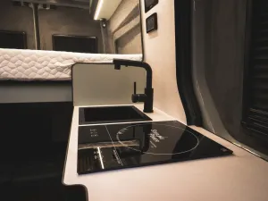 Peugeot Boxer motorhome conversion by Custom Built Campervans Sheffield - professional van conversion showing interior and exterior craftsmanship
