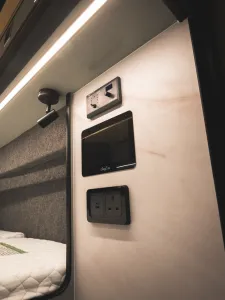 Peugeot Boxer motorhome conversion by Custom Built Campervans Sheffield - professional van conversion showing interior and exterior craftsmanship