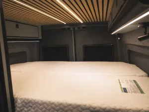 Peugeot Boxer motorhome conversion by Custom Built Campervans Sheffield - professional van conversion showing interior and exterior craftsmanship