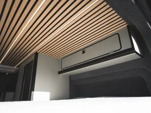 Peugeot Boxer motorhome conversion by Custom Built Campervans Sheffield - professional van conversion showing interior and exterior craftsmanship